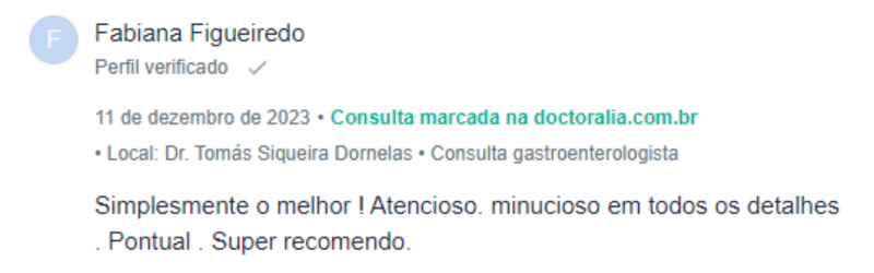 Gastro em Belo Horizonte | Gastroenterologista em Belo Horizonte | Dr. Tomás Dornelas