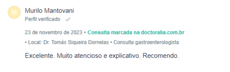 Gastro em Belo Horizonte | Gastroenterologista em Belo Horizonte | Dr. Tomás Dornelas